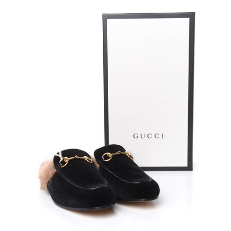 gucci slipper herren|gucci fur slippers velvet bottom.